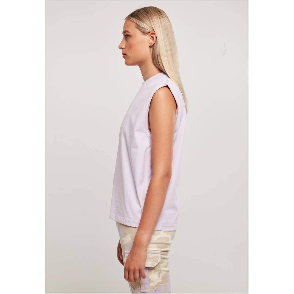 Urban Classics - Organic Heavy Padded Shoulder Ärmelloses Top - Weiß